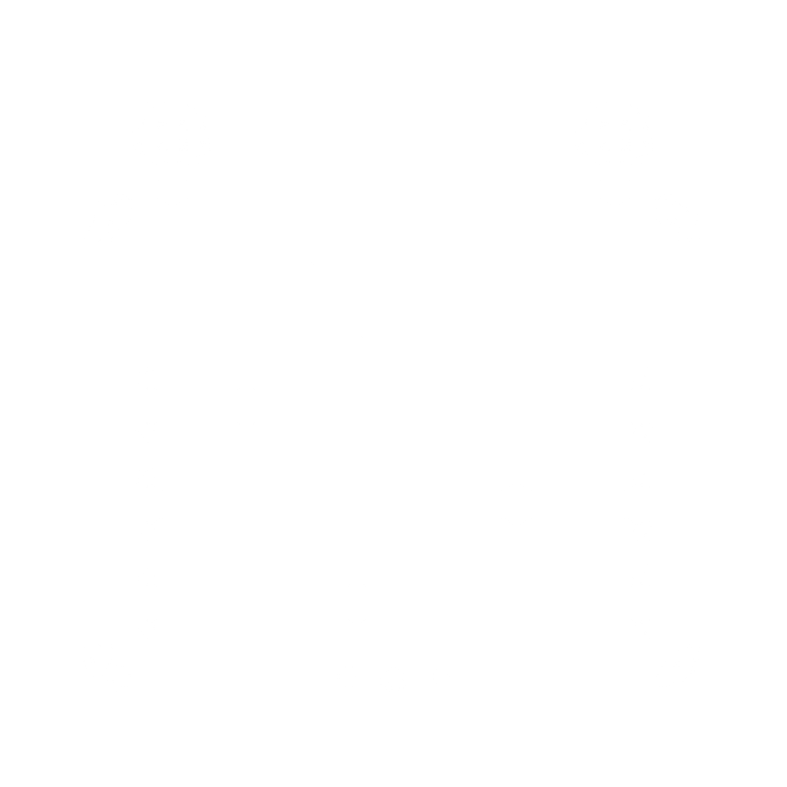 Simple Design | CAQA LLND A minimalist white square with a gray border, representing core skills.