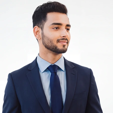 Portrait of Ashish Pathania, a member of the CAQA LLND team.