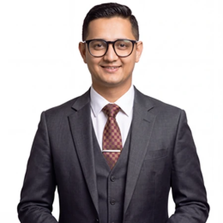 Portrait of Ashish Silwal, a member of the CAQA LLND team.