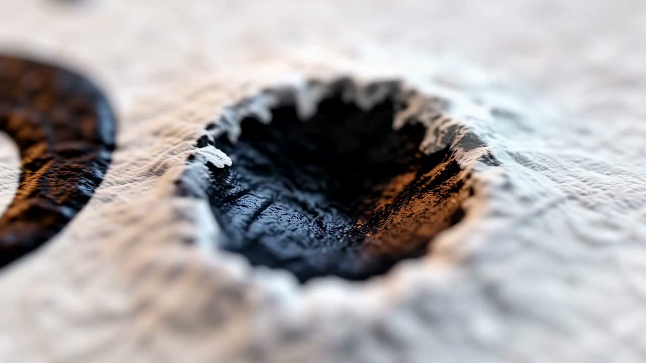 A close-up shows a hole worn through white leather material, illustrating the durability needed for employability skills.